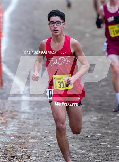 Thumbnail 1 in CIF State Cross Country Championships (Boys D4 Race) photogallery.