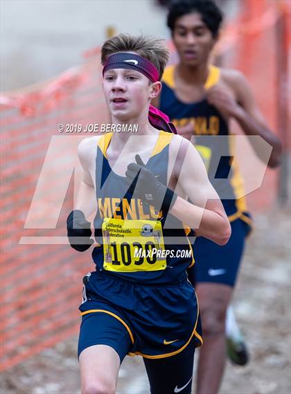 Thumbnail 1 in CIF State Cross Country Championships (Boys D4 Race) photogallery.
