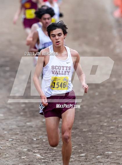 Thumbnail 1 in CIF State Cross Country Championships (Boys D4 Race) photogallery.