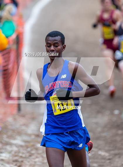 Thumbnail 2 in CIF State Cross Country Championships (Boys D4 Race) photogallery.