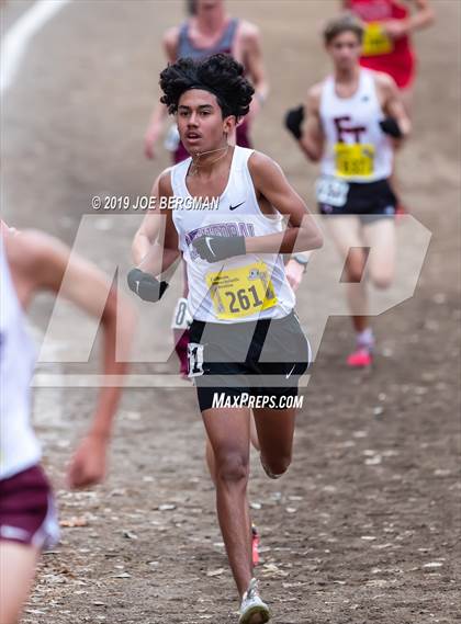 Thumbnail 1 in CIF State Cross Country Championships (Boys D4 Race) photogallery.