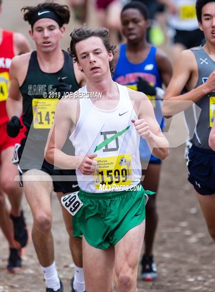 Thumbnail 3 in CIF State Cross Country Championships (Boys D4 Race) photogallery.