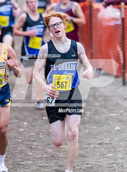 Thumbnail 2 in CIF State Cross Country Championships (Boys D4 Race) photogallery.