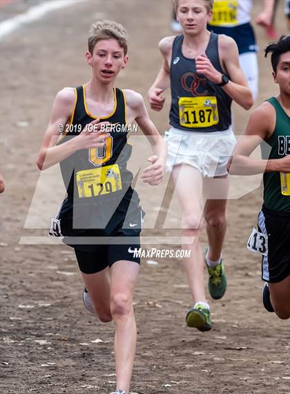 Thumbnail 3 in CIF State Cross Country Championships (Boys D4 Race) photogallery.