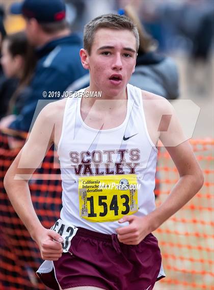 Thumbnail 1 in CIF State Cross Country Championships (Boys D4 Race) photogallery.