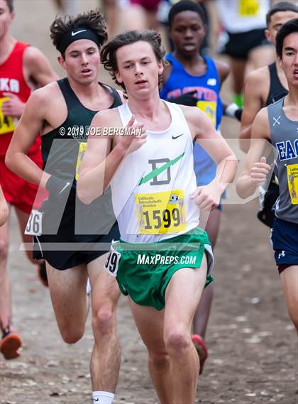 Thumbnail 1 in CIF State Cross Country Championships (Boys D4 Race) photogallery.