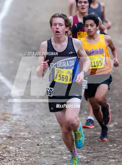 Thumbnail 1 in CIF State Cross Country Championships (Boys D4 Race) photogallery.