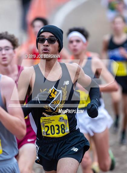 Thumbnail 1 in CIF State Cross Country Championships (Boys D4 Race) photogallery.