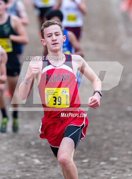 Thumbnail 2 in CIF State Cross Country Championships (Boys D4 Race) photogallery.