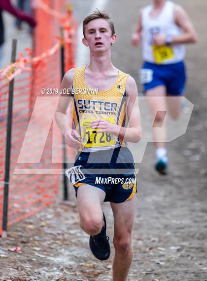 Thumbnail 1 in CIF State Cross Country Championships (Boys D4 Race) photogallery.