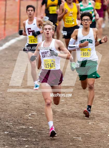 Thumbnail 3 in CIF State Cross Country Championships (Boys D4 Race) photogallery.