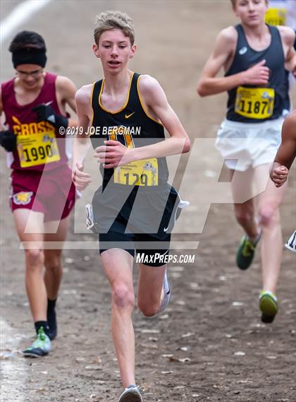 Thumbnail 1 in CIF State Cross Country Championships (Boys D4 Race) photogallery.