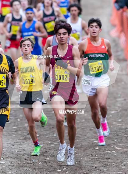 Thumbnail 1 in CIF State Cross Country Championships (Boys D4 Race) photogallery.