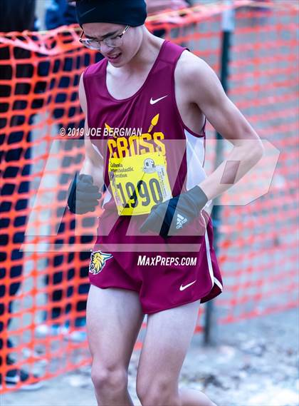 Thumbnail 2 in CIF State Cross Country Championships (Boys D4 Race) photogallery.