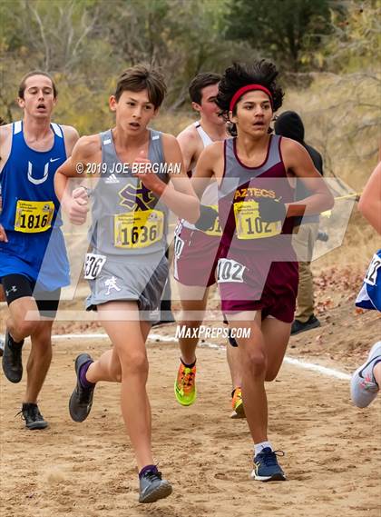 Thumbnail 2 in CIF State Cross Country Championships (Boys D4 Race) photogallery.