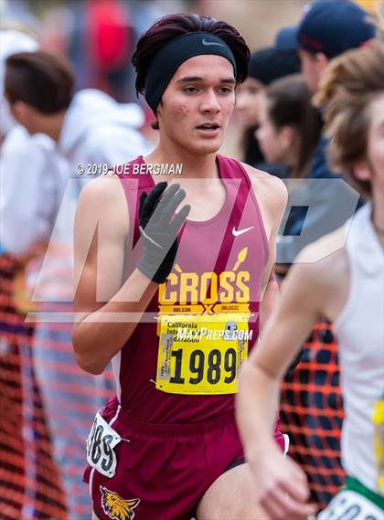 Thumbnail 2 in CIF State Cross Country Championships (Boys D4 Race) photogallery.
