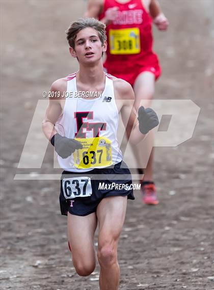 Thumbnail 1 in CIF State Cross Country Championships (Boys D4 Race) photogallery.
