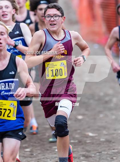 Thumbnail 2 in CIF State Cross Country Championships (Boys D4 Race) photogallery.