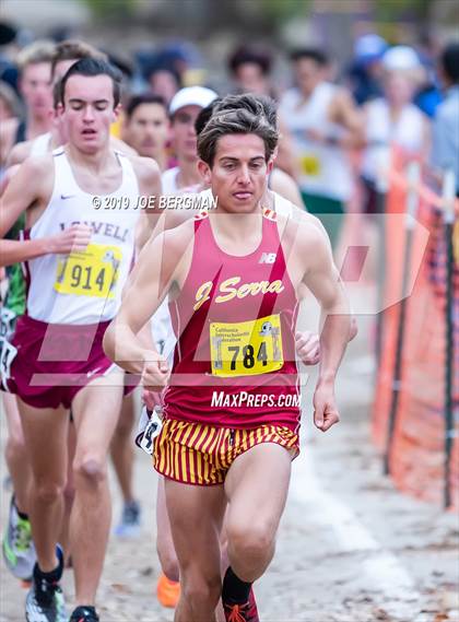 Thumbnail 1 in CIF State Cross Country Championships (Boys D4 Race) photogallery.