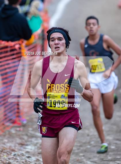 Thumbnail 1 in CIF State Cross Country Championships (Boys D4 Race) photogallery.