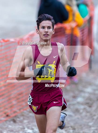 Thumbnail 1 in CIF State Cross Country Championships (Boys D4 Race) photogallery.