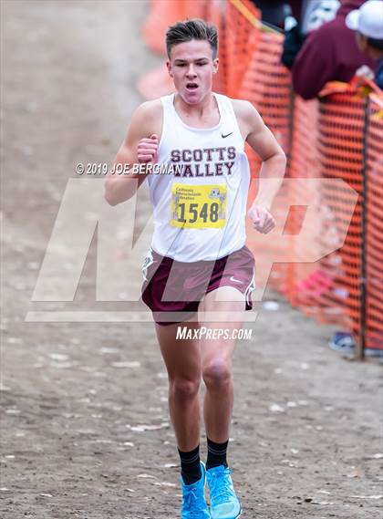 Thumbnail 1 in CIF State Cross Country Championships (Boys D4 Race) photogallery.