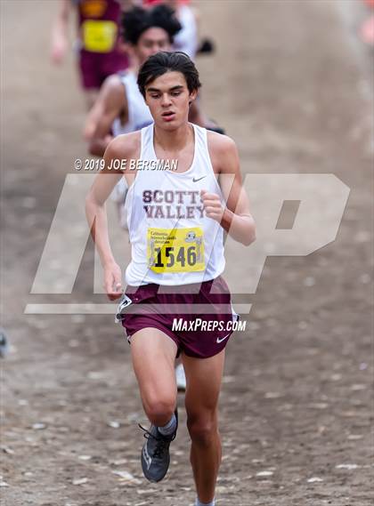 Thumbnail 2 in CIF State Cross Country Championships (Boys D4 Race) photogallery.