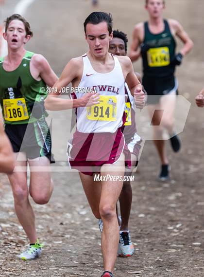 Thumbnail 2 in CIF State Cross Country Championships (Boys D4 Race) photogallery.