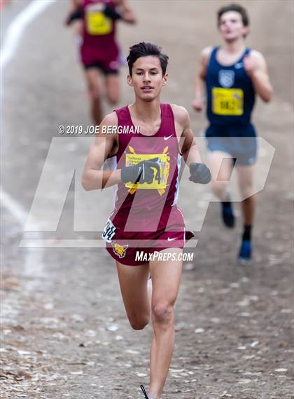 Thumbnail 1 in CIF State Cross Country Championships (Boys D4 Race) photogallery.