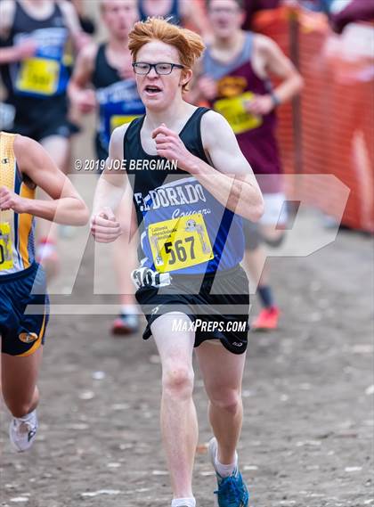 Thumbnail 1 in CIF State Cross Country Championships (Boys D4 Race) photogallery.