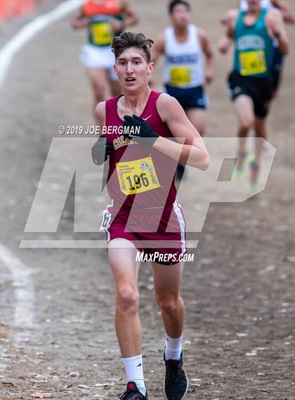 Thumbnail 1 in CIF State Cross Country Championships (Boys D4 Race) photogallery.