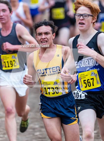 Thumbnail 2 in CIF State Cross Country Championships (Boys D4 Race) photogallery.