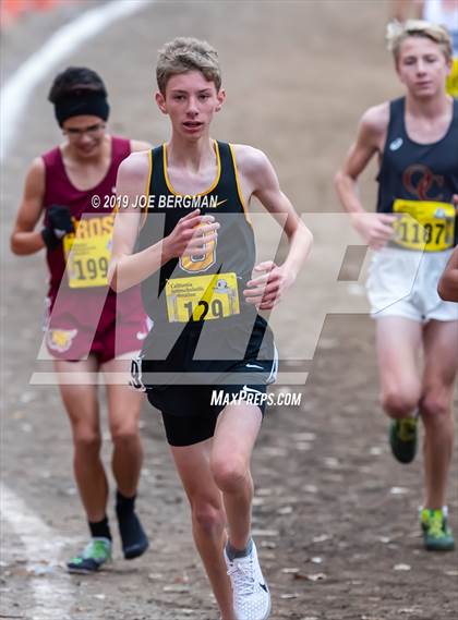 Thumbnail 2 in CIF State Cross Country Championships (Boys D4 Race) photogallery.