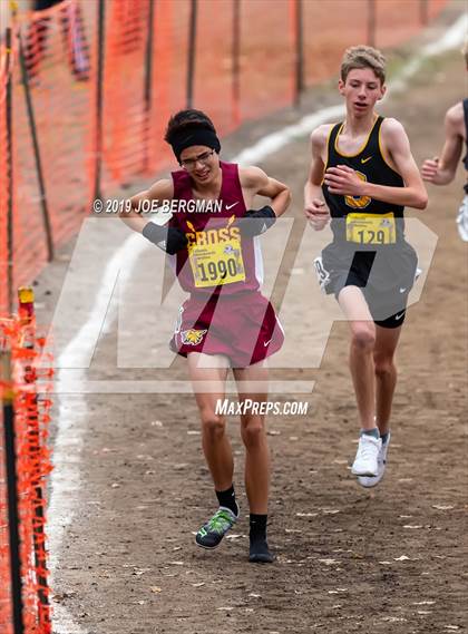 Thumbnail 1 in CIF State Cross Country Championships (Boys D4 Race) photogallery.