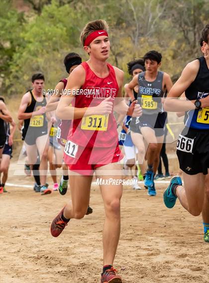Thumbnail 1 in CIF State Cross Country Championships (Boys D4 Race) photogallery.