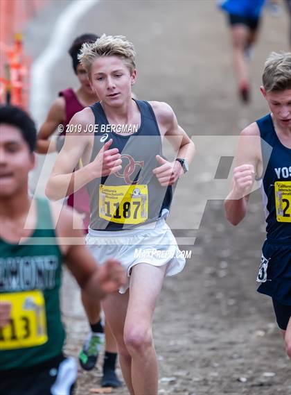 Thumbnail 1 in CIF State Cross Country Championships (Boys D4 Race) photogallery.