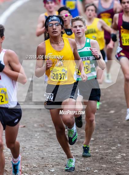 Thumbnail 2 in CIF State Cross Country Championships (Boys D4 Race) photogallery.
