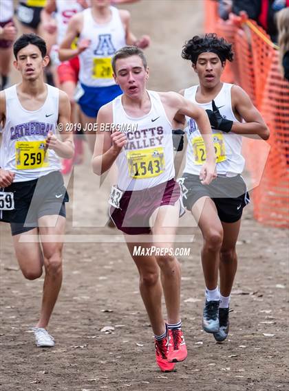 Thumbnail 3 in CIF State Cross Country Championships (Boys D4 Race) photogallery.