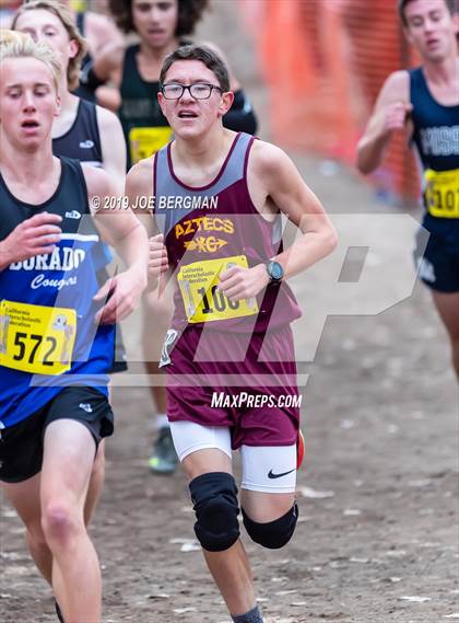 Thumbnail 1 in CIF State Cross Country Championships (Boys D4 Race) photogallery.