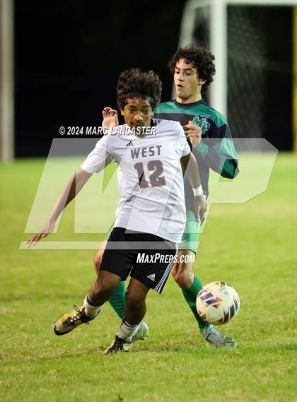 Thumbnail 3 in West Cabarrus @ Myers Park (NCHSAA 4A Round 1) photogallery.