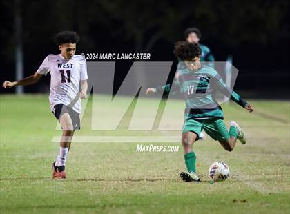 Thumbnail 3 in West Cabarrus @ Myers Park (NCHSAA 4A Round 1) photogallery.