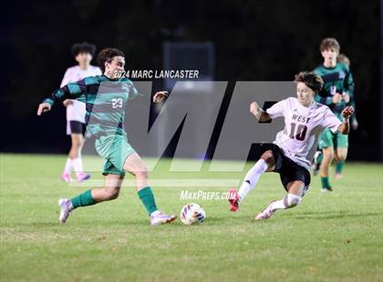 Thumbnail 2 in West Cabarrus @ Myers Park (NCHSAA 4A Round 1) photogallery.