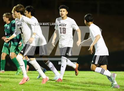 Thumbnail 3 in West Cabarrus @ Myers Park (NCHSAA 4A Round 1) photogallery.