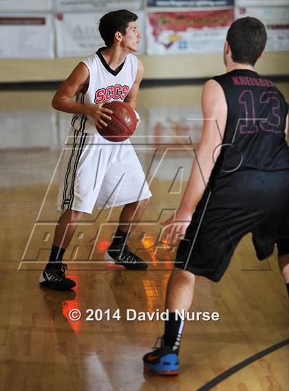 Thumbnail 2 in Albert Einstein Academy vs. Santa Clarita Christian photogallery.