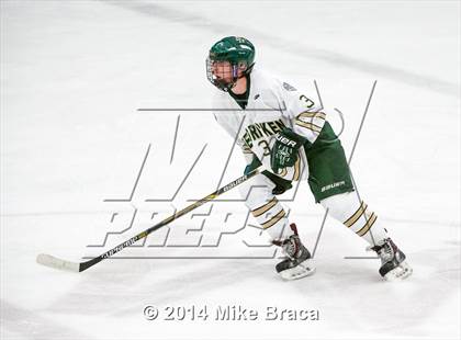 Thumbnail 3 in Franklin vs Bishop Hendricken (Mount St. Charles Holiday Face-Off) photogallery.