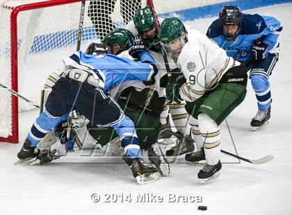 Thumbnail 1 in Franklin vs Bishop Hendricken (Mount St. Charles Holiday Face-Off) photogallery.