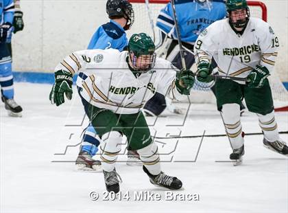 Thumbnail 3 in Franklin vs Bishop Hendricken (Mount St. Charles Holiday Face-Off) photogallery.