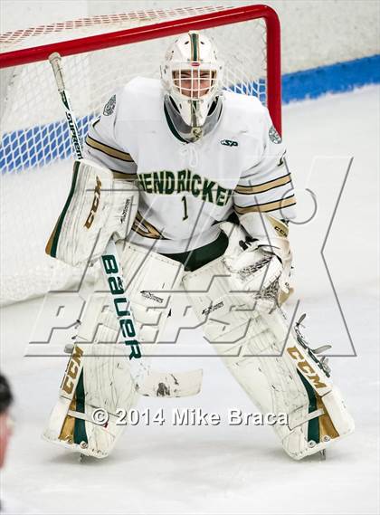Thumbnail 3 in Franklin vs Bishop Hendricken (Mount St. Charles Holiday Face-Off) photogallery.