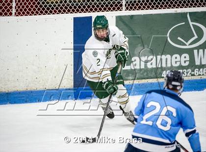 Thumbnail 2 in Franklin vs Bishop Hendricken (Mount St. Charles Holiday Face-Off) photogallery.