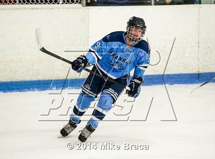 Thumbnail 1 in Franklin vs Bishop Hendricken (Mount St. Charles Holiday Face-Off) photogallery.